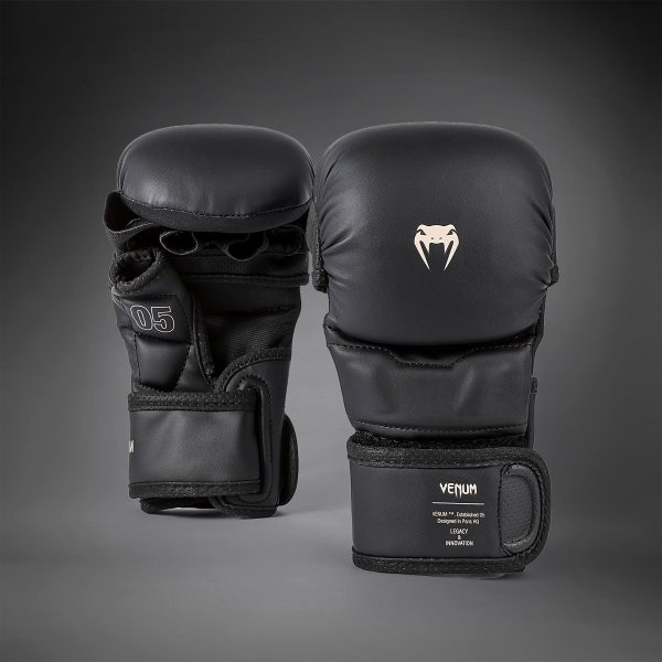 GUANTES DE MMA SPARRING VENUM EVO IMPACT NEGROS