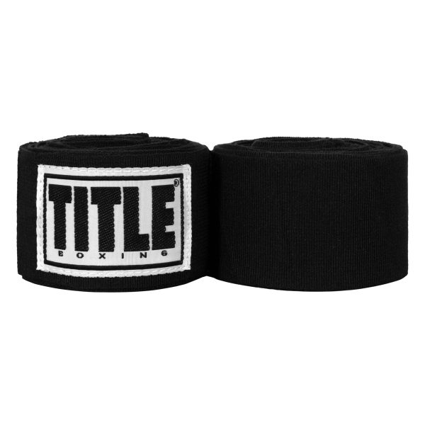 VENDAS EXTRA LARGAS TITLE BOXING 210" NEGRAS