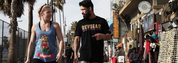 CAMISA REVGEAR MUAY THAI NEGRA