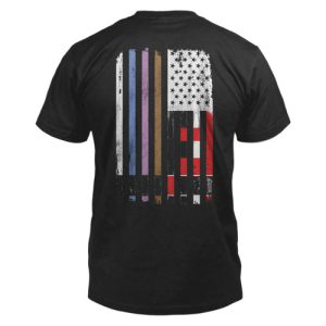 CAMISA REVGEAR JIU JITSU USA NEGRA