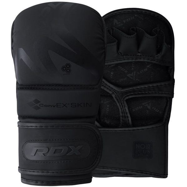 GUANTE DE MMA GRAPPLING RDX SPORT T15 -NEGRO MATE