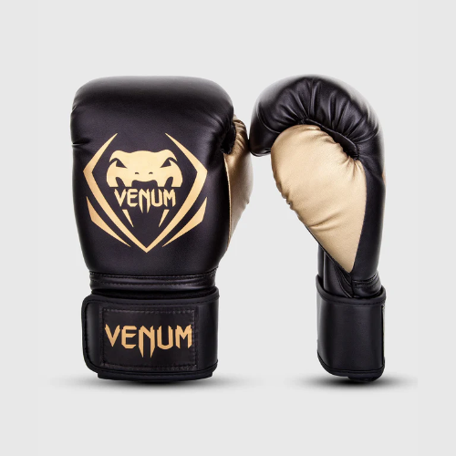 GUANTE DE BOXEO VENUM CONTENDER NEGRO/DORADO 16 ONZ
