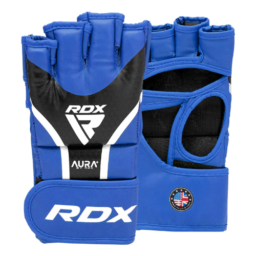 GUANTE DE MMA RDX SPORT AURA+ AZUL TALLA L