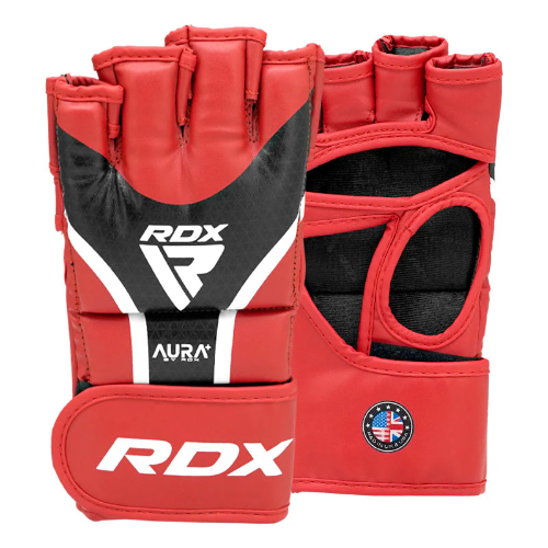 GUANTE DE MMA RDX SPORT AURA+ ROJO TALLA L
